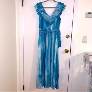 DKNY, size 14, blue dress